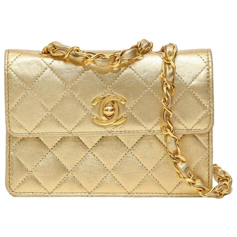 chanel gold coin bag|vintage Chanel bag gold chain.